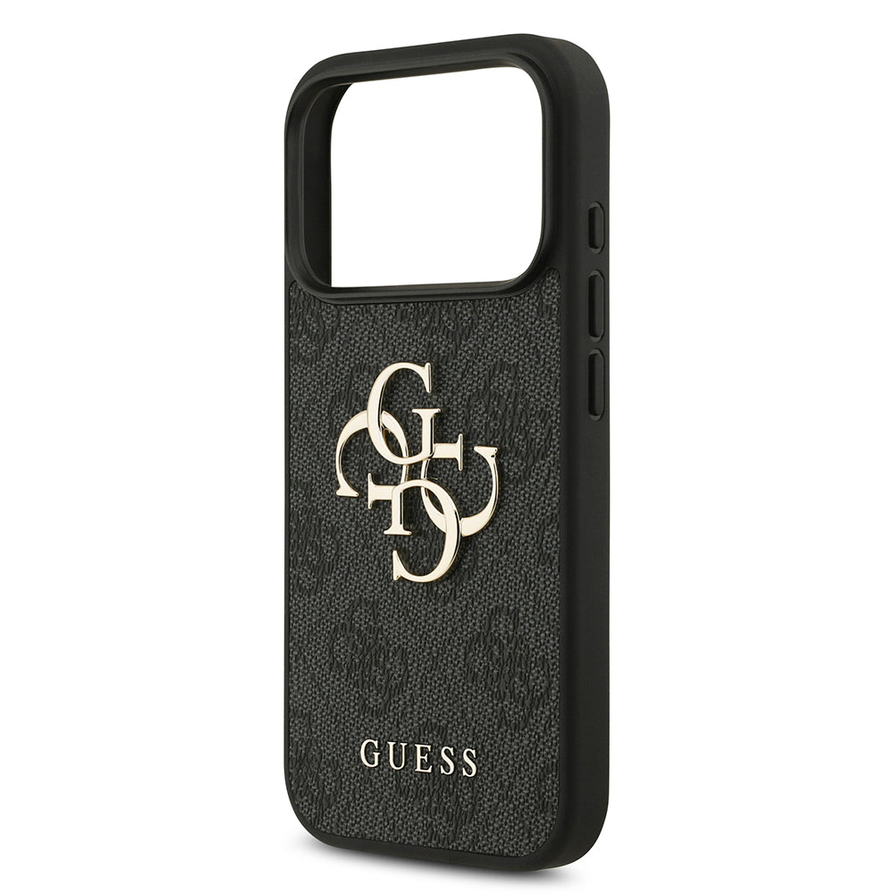 Case for Apple iPhone 18 Pro / 17 Pro, Guess, 4G Big Logo, Black