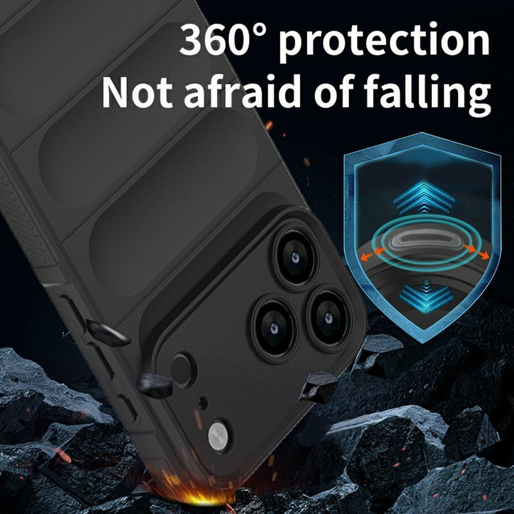 Case for Apple iPhone 18 Pro / 17 Pro, Techsuit, Magic Shield, Burgundy