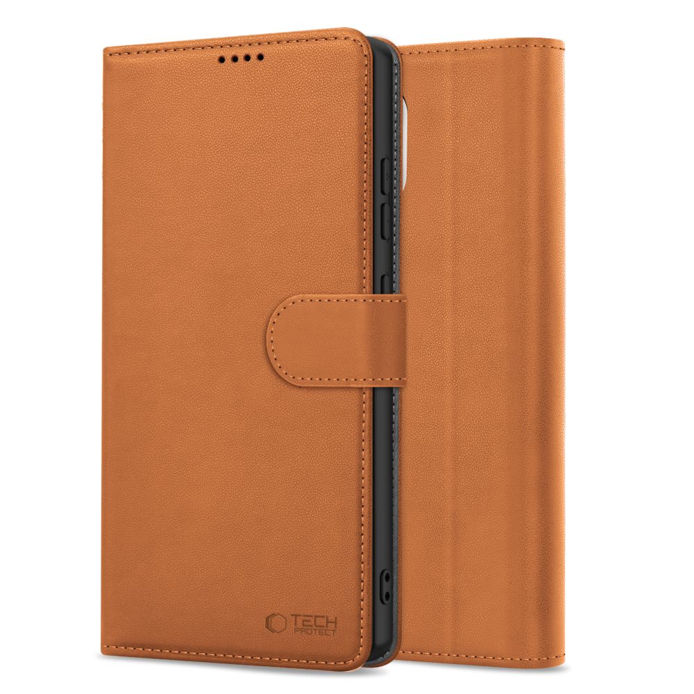 Case for Apple iPhone 17e / 16e, Tech-Protect, Wallet, Brown