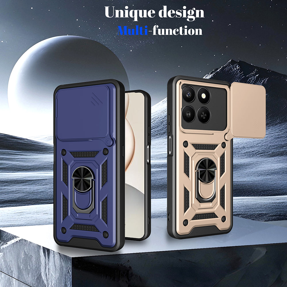 Case for Honor X5c Plus, Techsuit, CamShield, Rose Gold