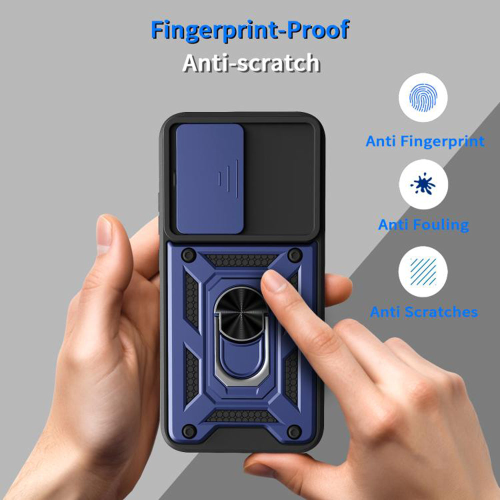 Case for Oppo A6 Pro 5G / A6 Pro 4G, Techsuit, CamShield, Blue