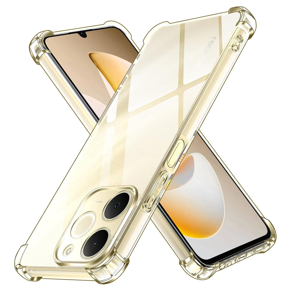 Case for Realme Note 70T, Techsuit, Shockproof Clear, Transparent