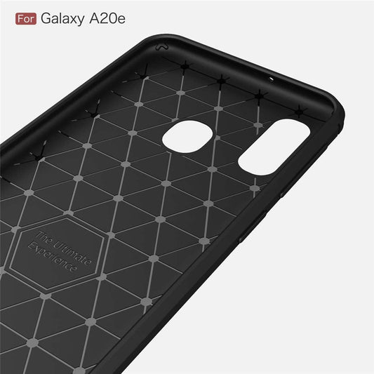 Case for Samsung Galaxy A20e A202, Techsuit, Carbon, Black