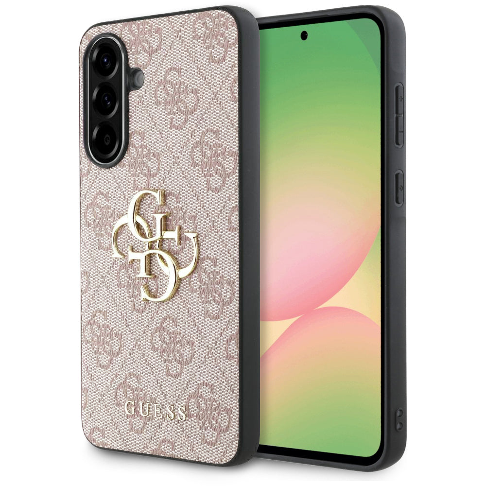 Case for Samsung Galaxy A56 A566, Guess, 4G Big Logo, Pink