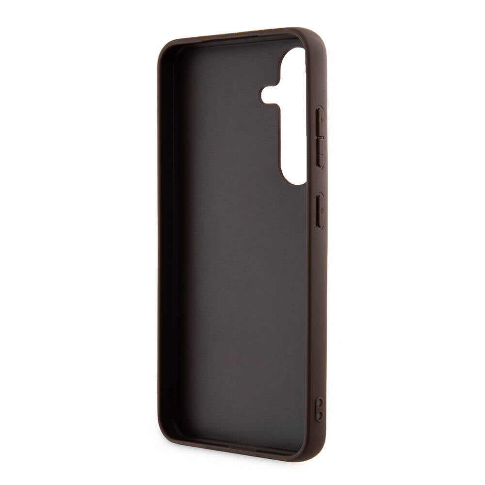 Case for Samsung Galaxy S24+ S926, Guess, 4G Triangle Logo, White