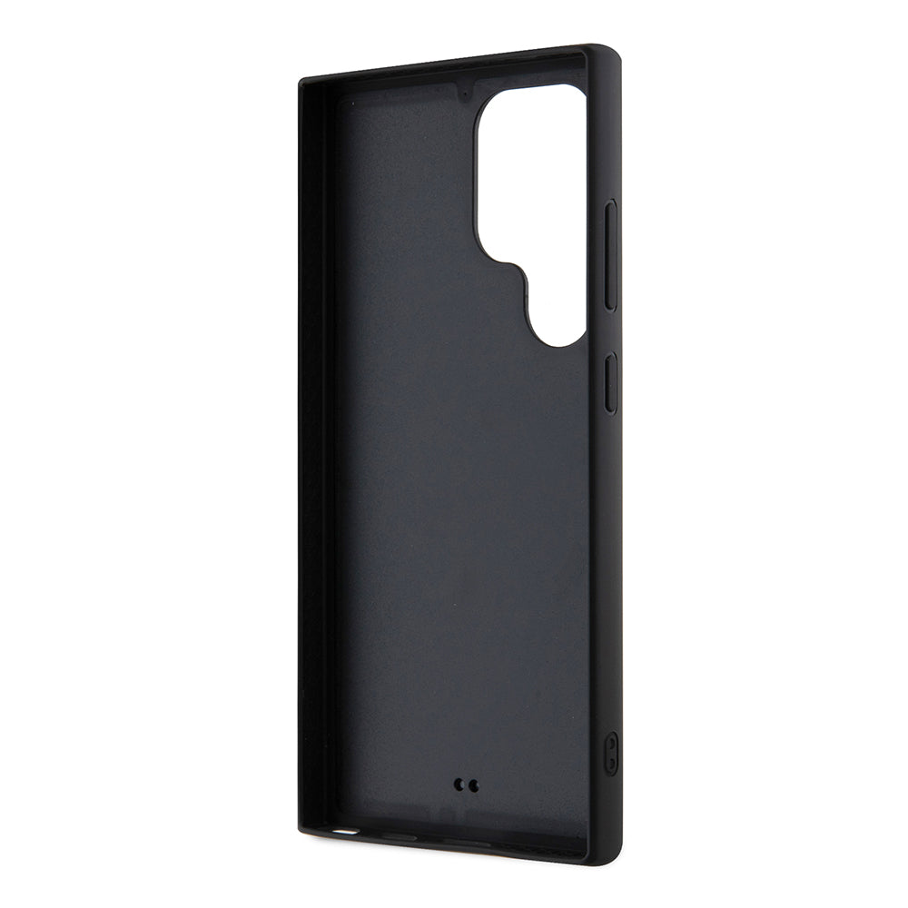 Case for Samsung Galaxy S24 Ultra S928, Karl Lagerfeld, 3D Rubber Ikonik Karl, Black
