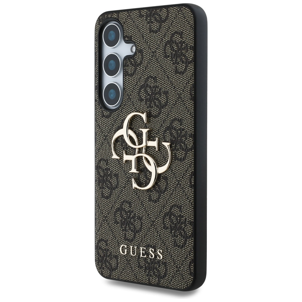 Case for Samsung Galaxy S25+ S936, Guess, 4G Big Logo, Brown