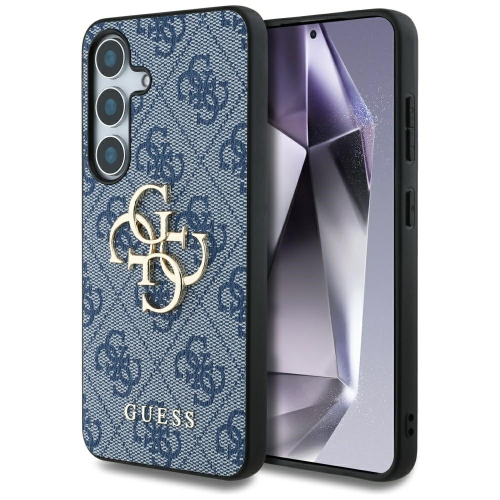 Case for Samsung Galaxy S25 S931, Guess, 4G Big Logo, Blue