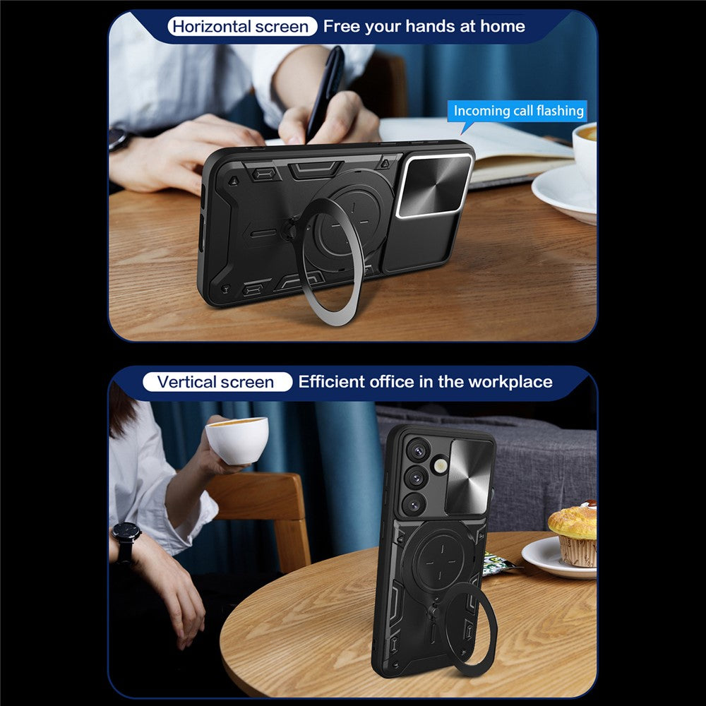 Case for Samsung Galaxy S26 Plus S947, Techsuit, CamGuard Pro, Purple