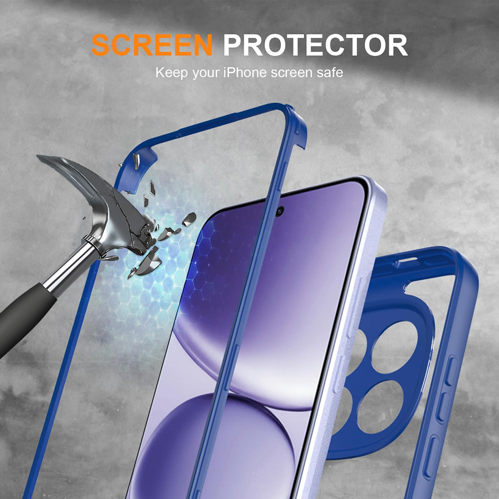 Case for Samsung Galaxy S26 S942, Techsuit, ColorVerse 360, Blue