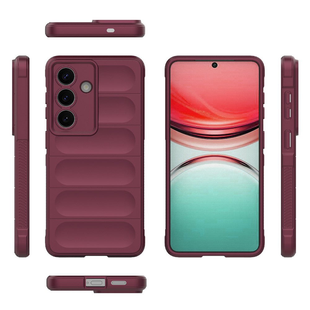 Case for Samsung Galaxy S26 S942, Techsuit, Magic Shield, Burgundy