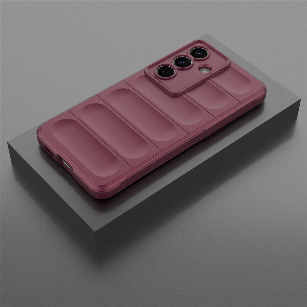Case for Samsung Galaxy S26 S942, Techsuit, Magic Shield, Burgundy