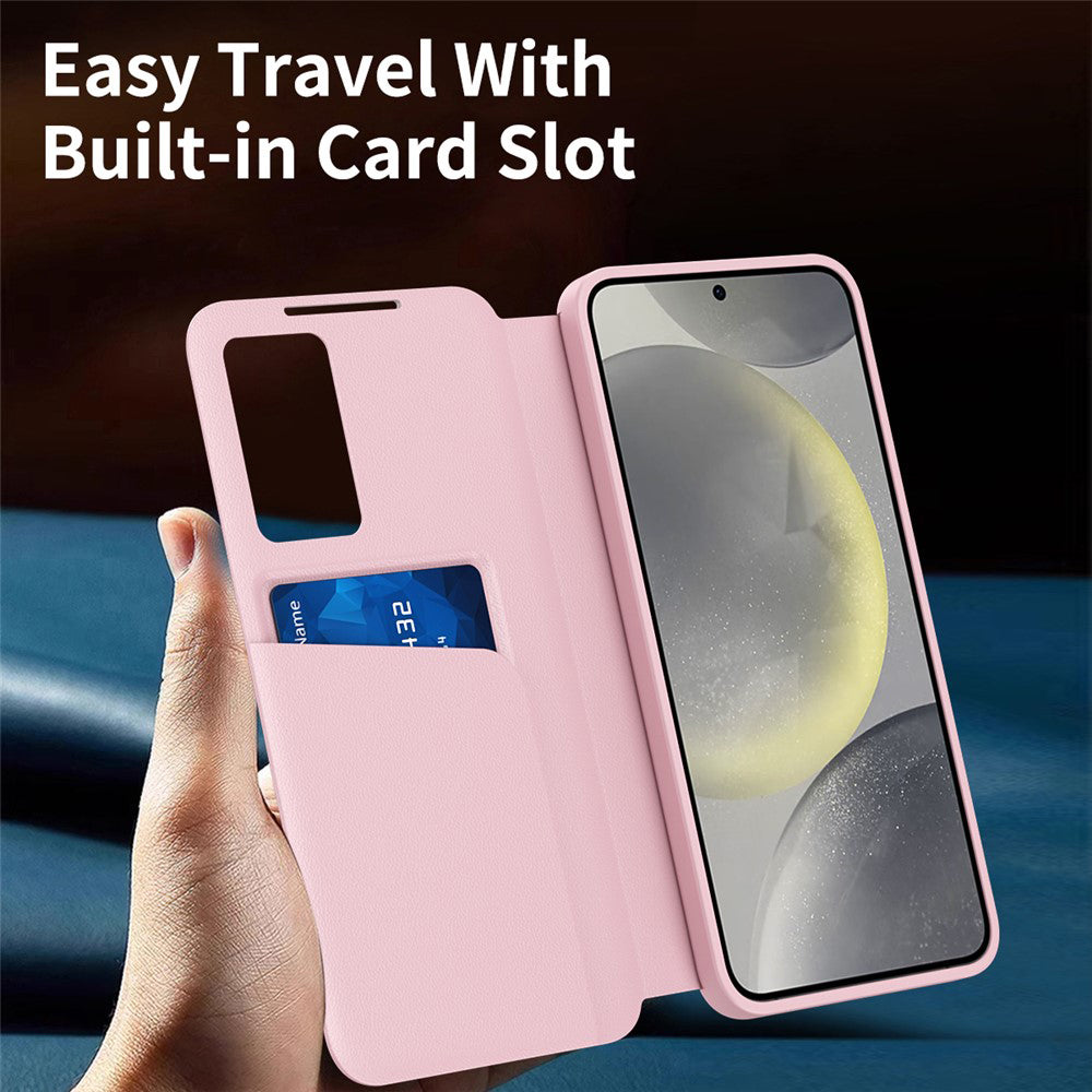 Case for Samsung Galaxy S26 S942, Techsuit, SmartView, Pink