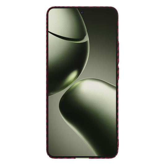 Case for Xiaomi 14T, Techsuit, Carbonite FiberShell, Red