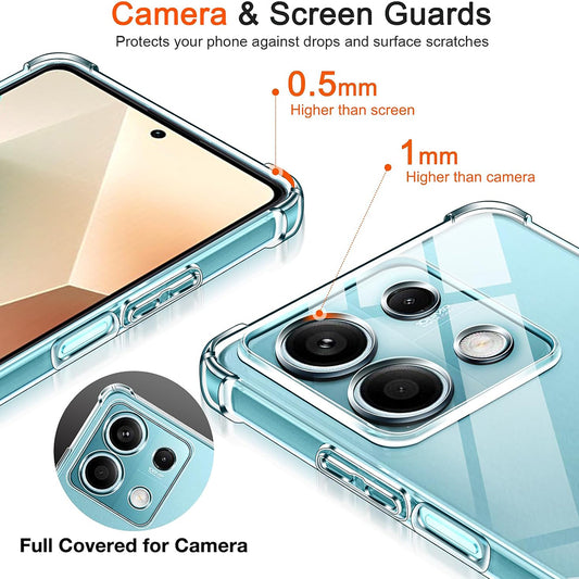 Case for Xiaomi 15, Techsuit, Shockproof Clear, Transparent
