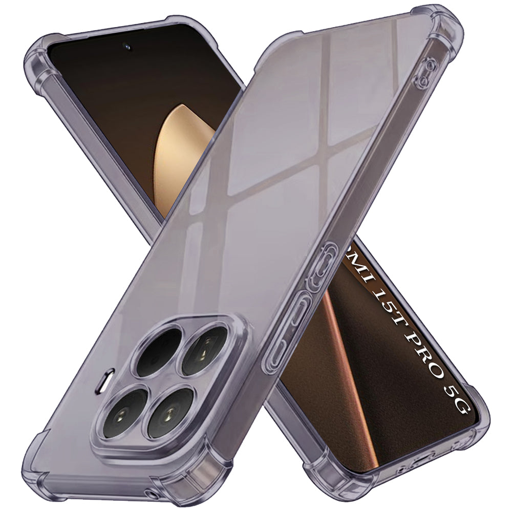 Case for Xiaomi 15T Pro, Techsuit, Shockproof Clear, Smoke