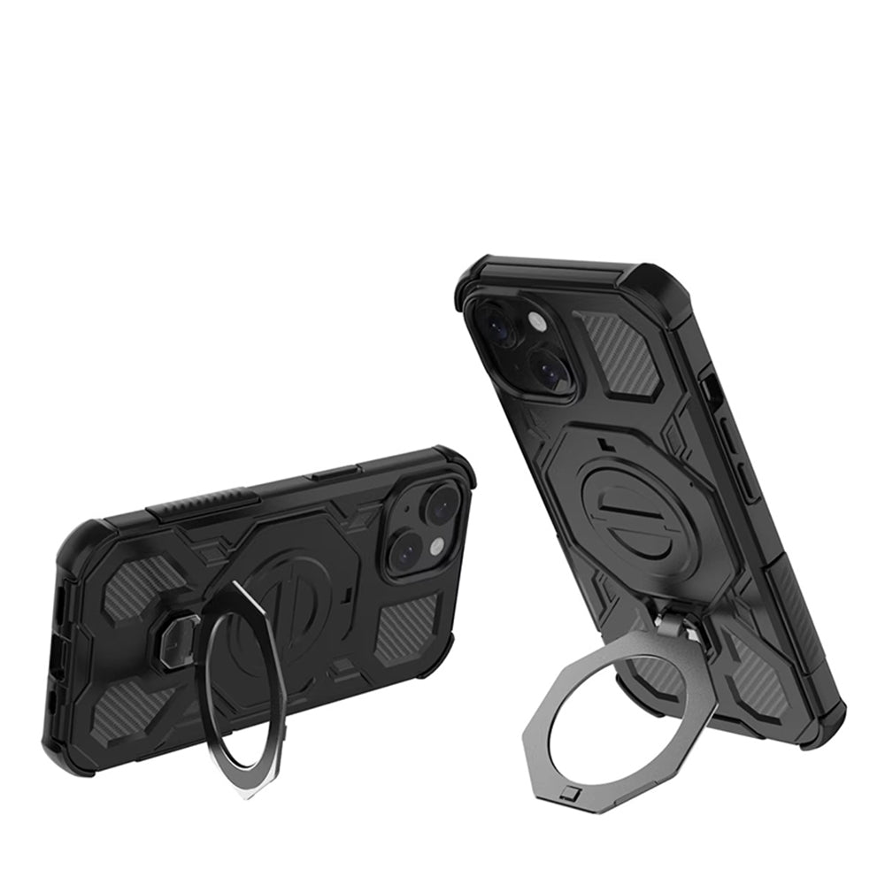 Case for Xiaomi 15T, Techsuit, Carbon Shield Pro, Black