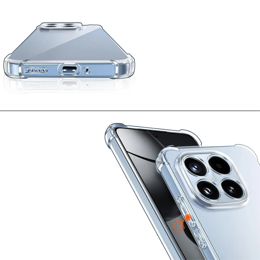 Case for Xiaomi 17T, Techsuit, Shockproof Clear, Transparent