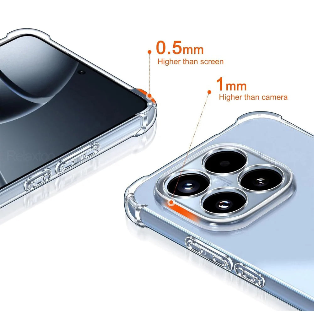 Case for Xiaomi 17T, Techsuit, Shockproof Clear, Transparent
