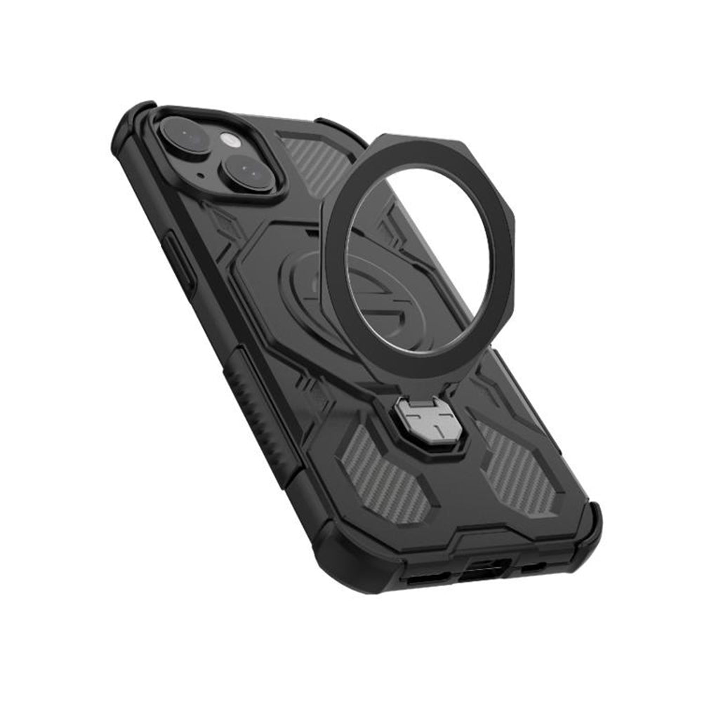 Case for Xiaomi Redmi 15 5G / 15 4G, Techsuit, Carbon Shield Pro, Smoky