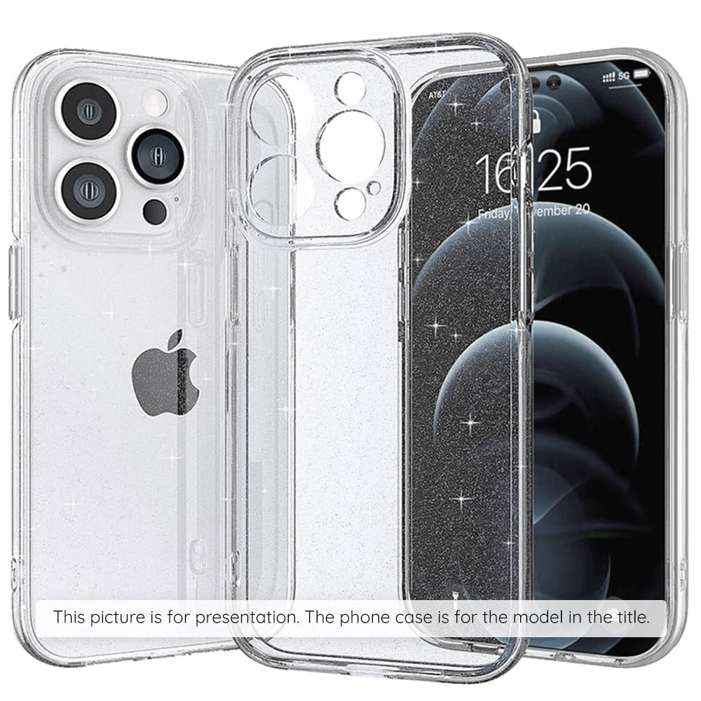 Case for Xiaomi Redmi 15 5G / 15 4G, Techsuit, SparkleSkin, Transparent
