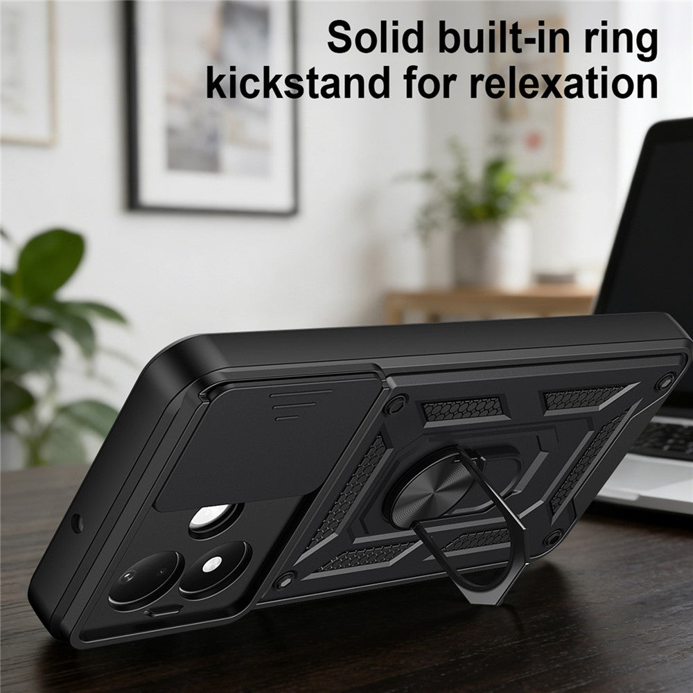 Case for Xiaomi Redmi Note 17 Pro, Techsuit, CamShield, Black