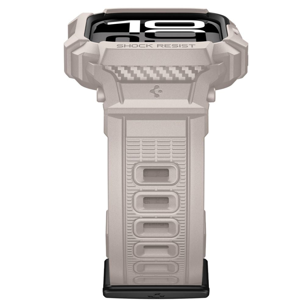 Spigen Rugged Armor Pro V2 Case for Apple Watch Series 10 / 11 42mm, Beige ACS10496