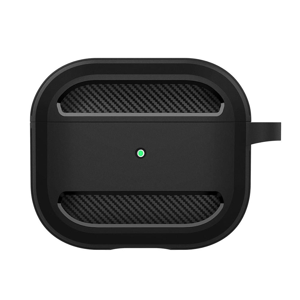 Techsuit Carbon Case for Apple AirPods 3, Navy Blue