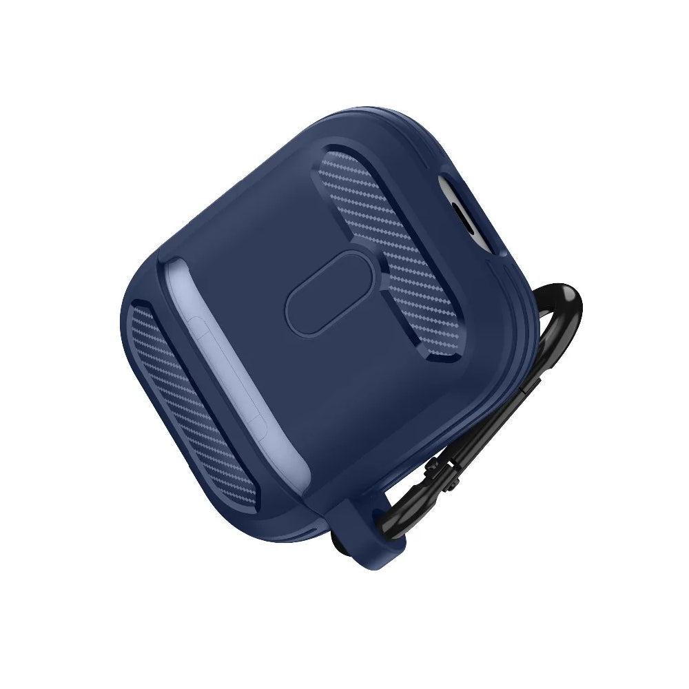 Techsuit Carbon Case for Apple AirPods Gen 2 / Gen 1, Gray
