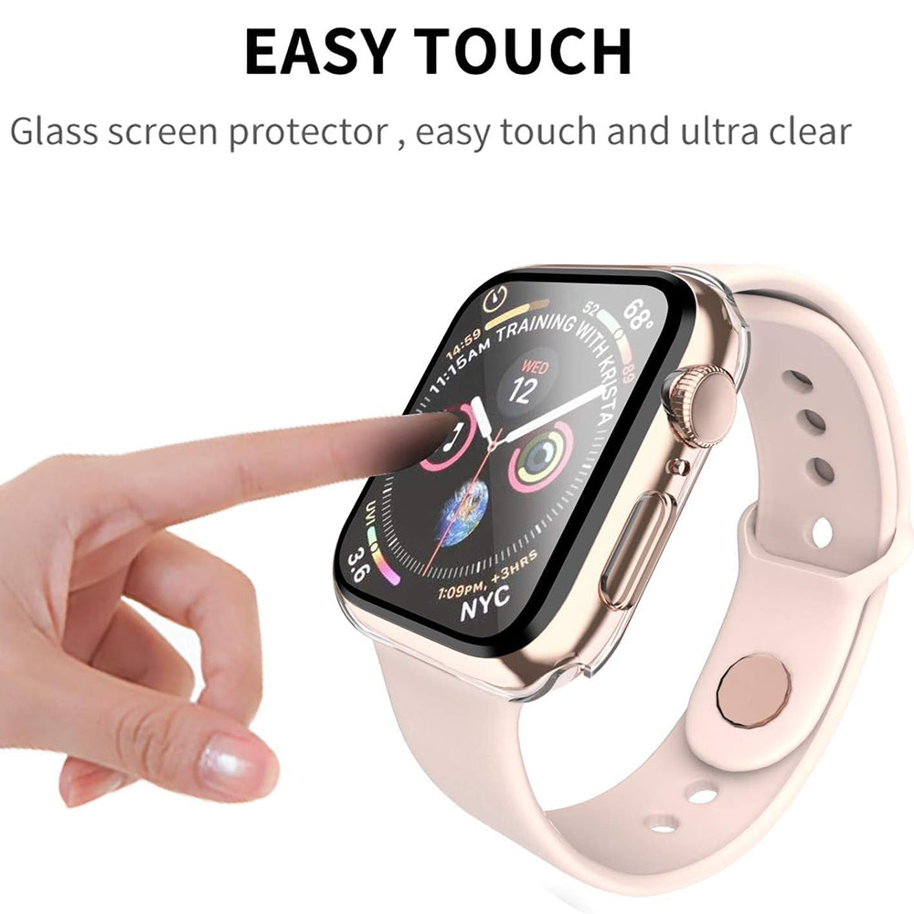 Techsuit Defense360 Pro Case for Apple Watch 38mm Series, Transparent
