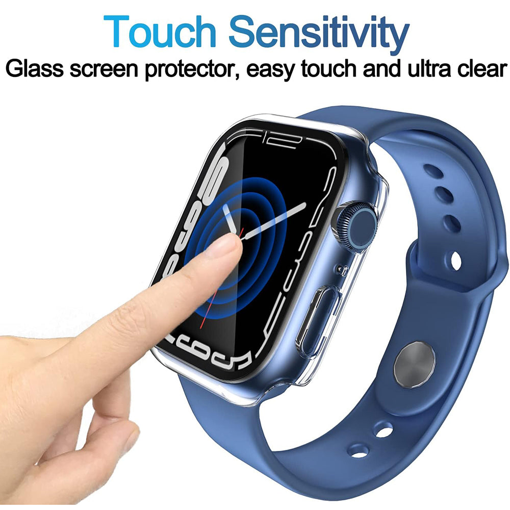 Techsuit Defense360 Pro Case for Apple Watch 7 41mm Series, Transparent