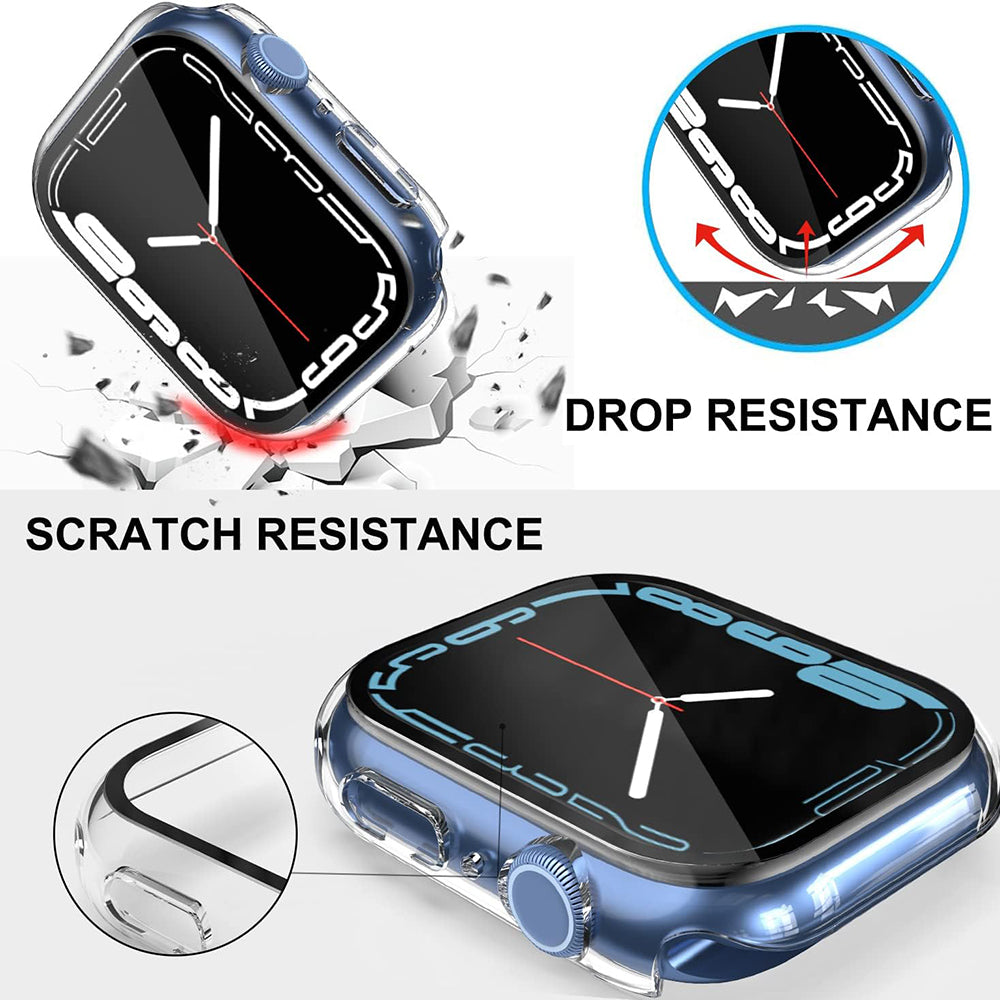 Techsuit Defense360 Pro Case for Apple Watch 7 45mm Series, Transparent