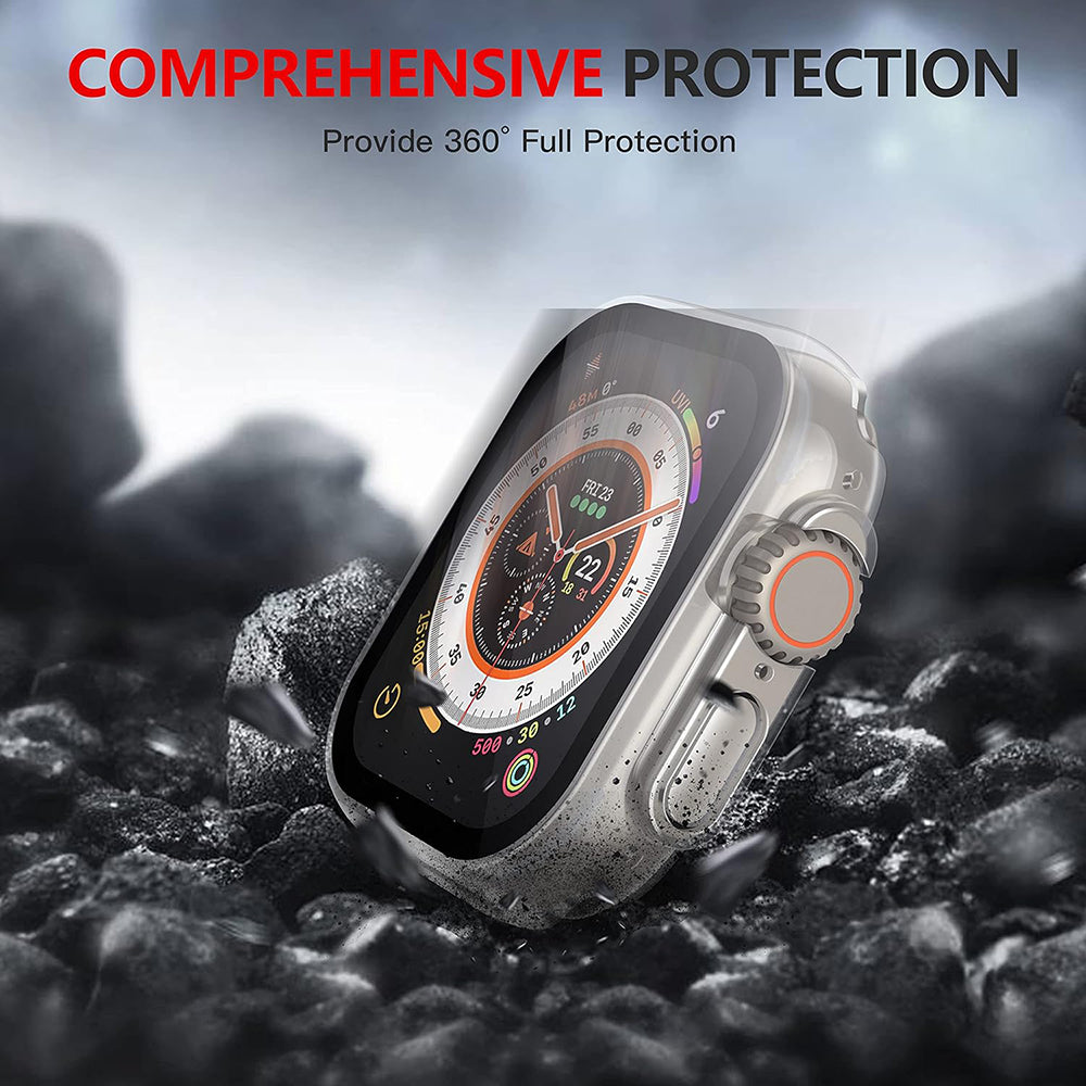 Techsuit Defense360 Pro Case for Apple Watch Ultra Series, Transparent