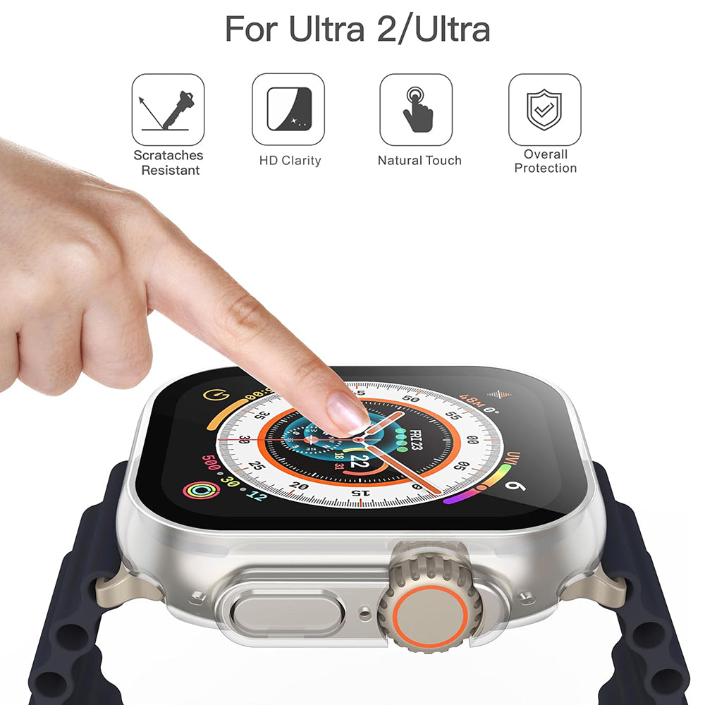 Techsuit Defense360 Pro Case for Apple Watch Ultra Series, Transparent