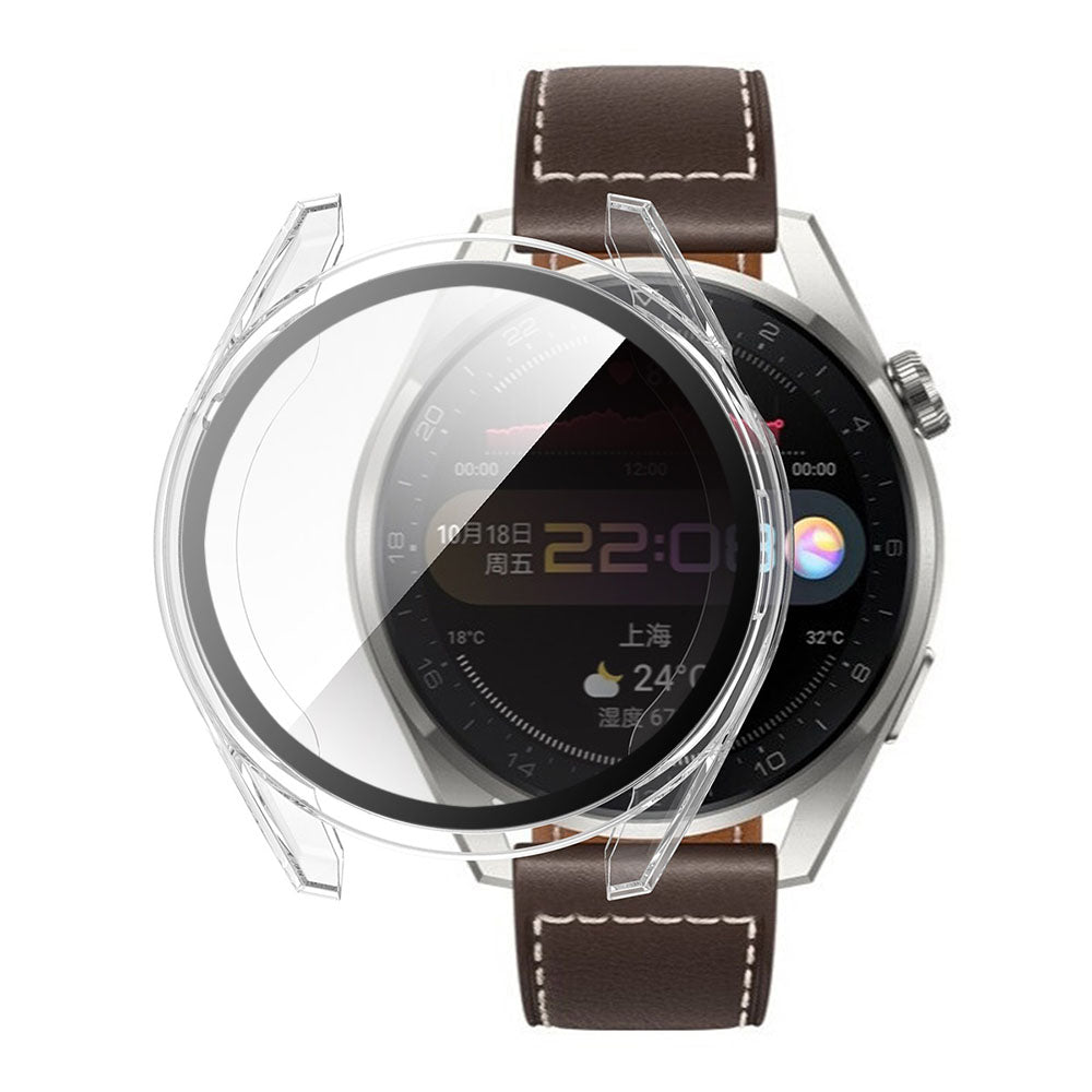 Techsuit Defense360 Pro Case for Huawei Watch 3 Pro, Transparent