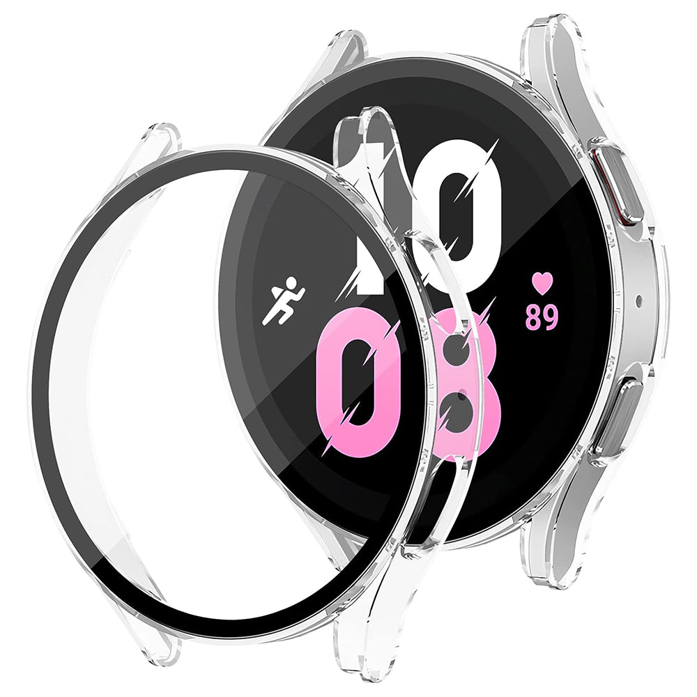 Techsuit Defense360 Pro Case for Samsung Galaxy Watch5 / Watch4 44mm Series, Transparent