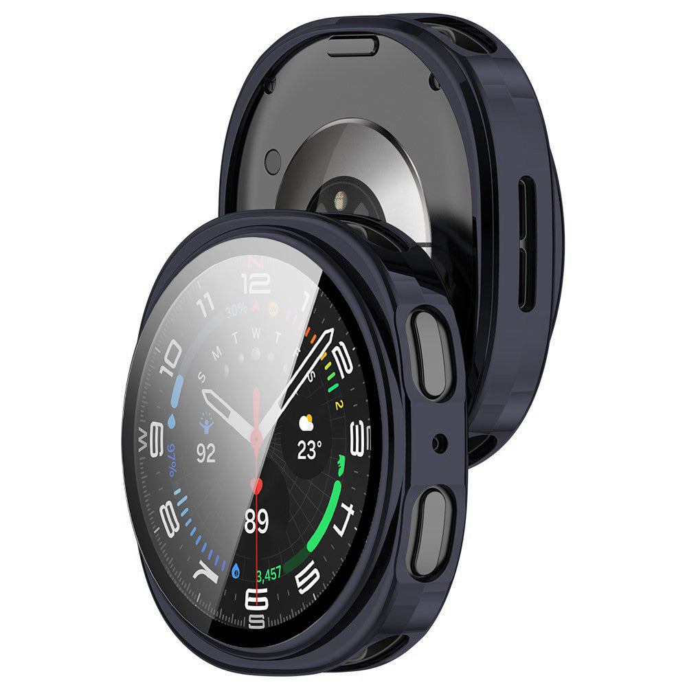 Techsuit Defense360 Pro Case for Samsung Galaxy Watch9 / Watch8 40mm, Navy Blue