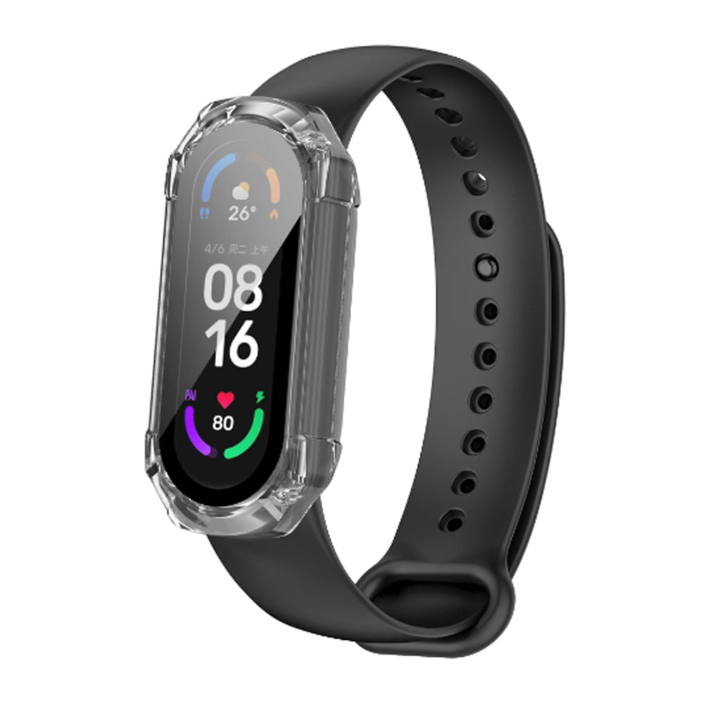 Techsuit Defense360 Pro Case for Xiaomi Smart Band 6 / Band 5 / Band 4, Transparent