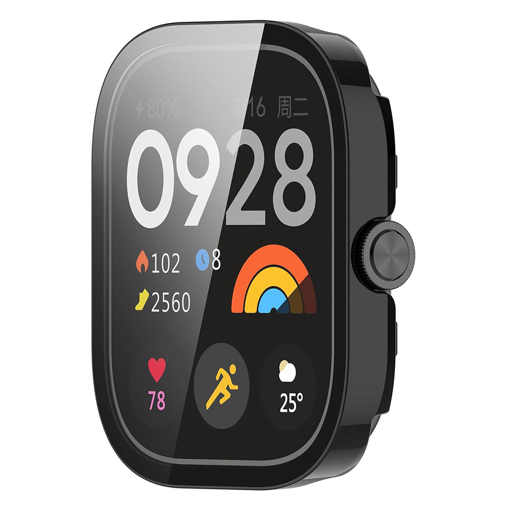 Techsuit Defense360 Pro Case for Xiaomi Redmi Watch 4, Black