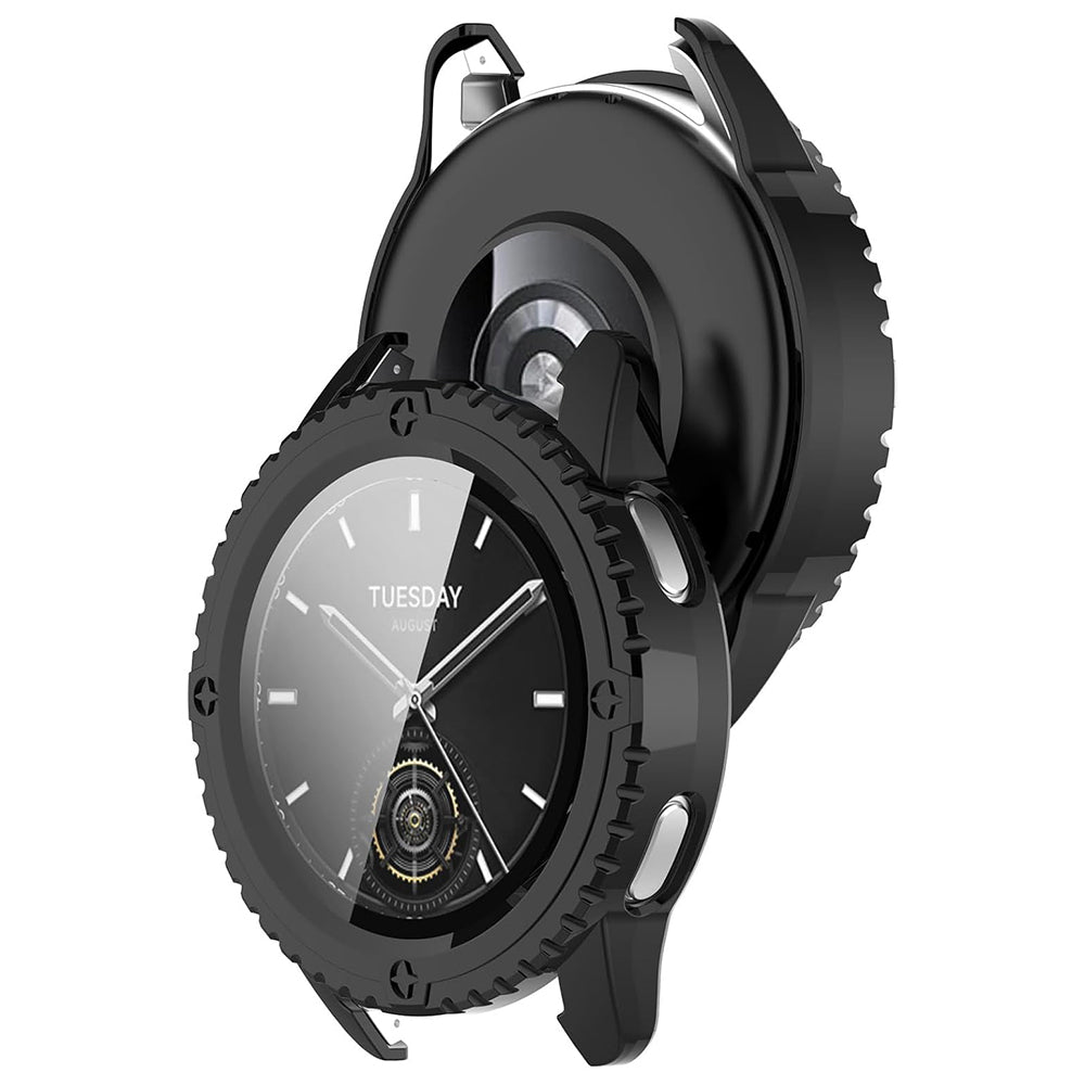 Techsuit Defense360 Pro Case for Xiaomi Watch S3, Black