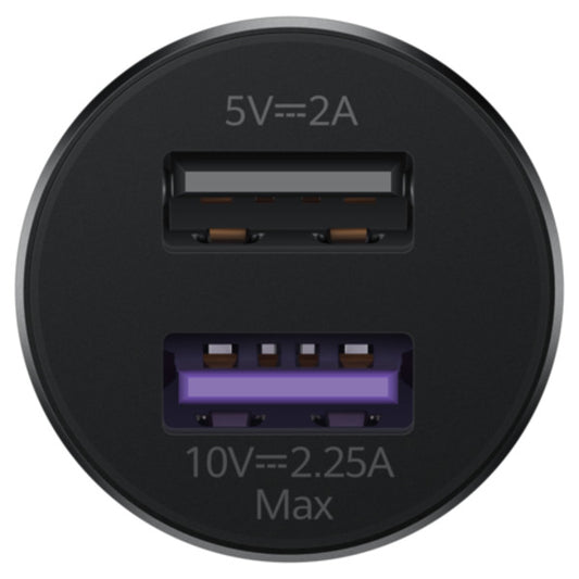 Car Charger with USB-C Cable Huawei CP36, 22.5W, 2.25A, 2 x USB-A, Black 55034029