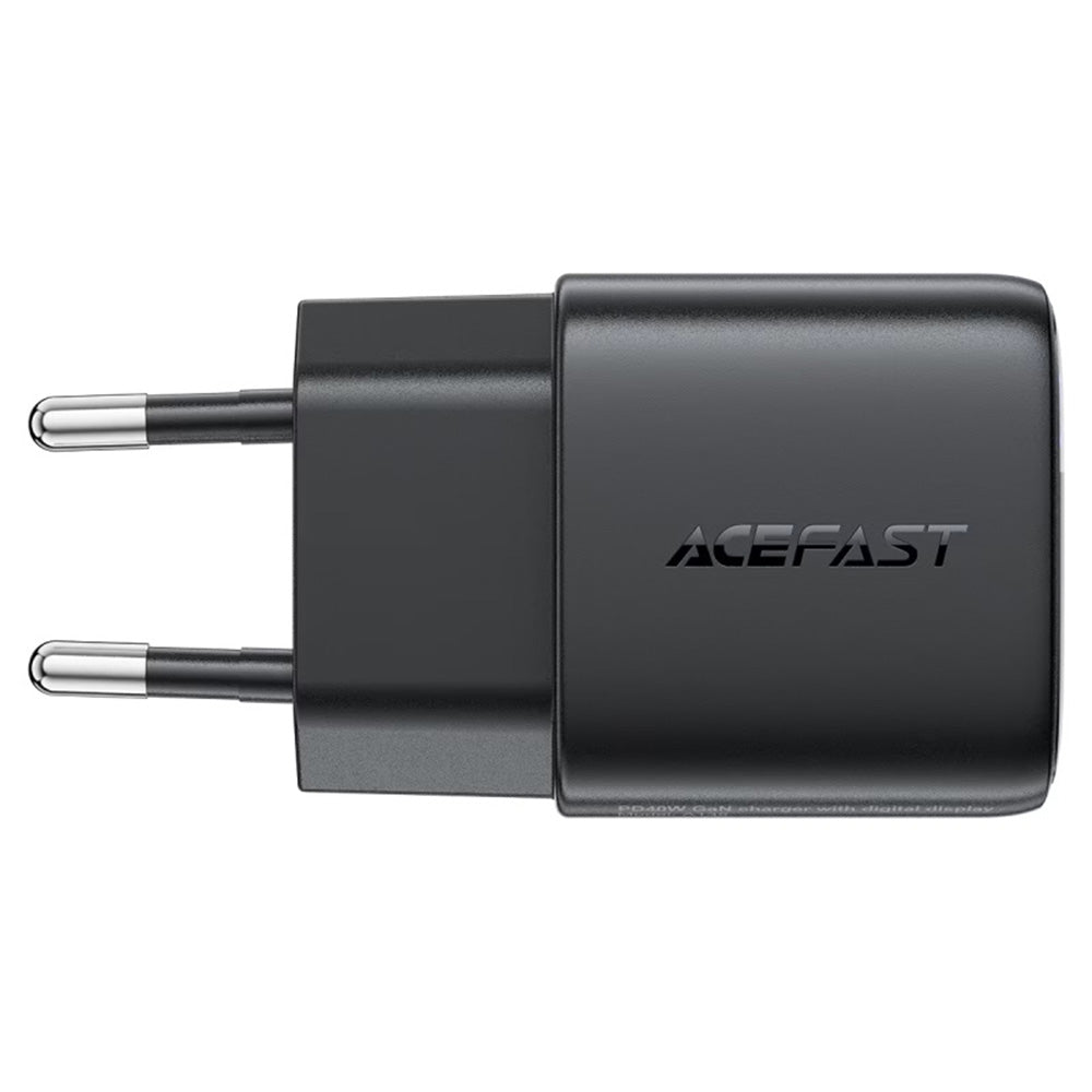 Acefast A135 Display Network Charger, 45W, 3A, 1 x USB-C, Black