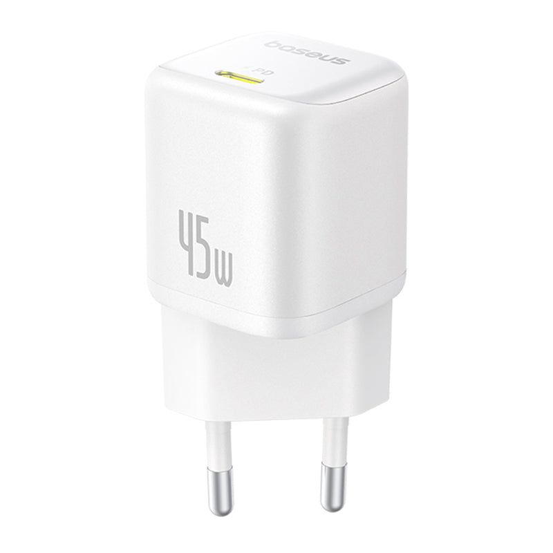 Baseus PicoGo Network Charger, 45W, 3A, 1 x USB-C, White P10176800213-00