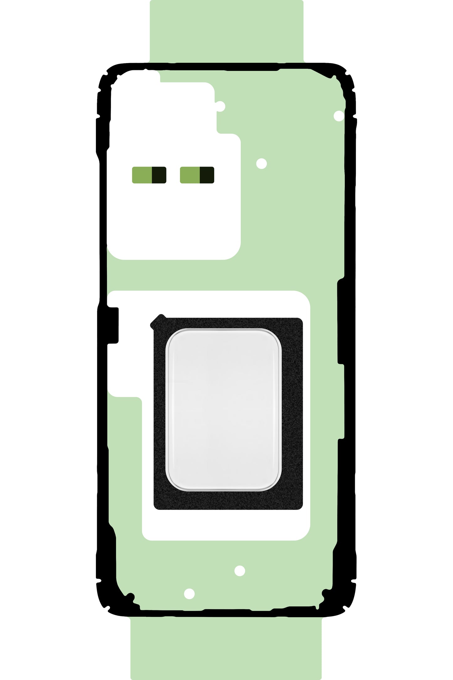 Battery Cover Adhesive Kit for Samsung Galaxy S20 Ultra G988, Service Pack GH82-22280A