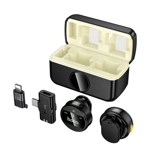 HOCO L22 Lavalier, USB-C / Lightning, Set of 2 pieces, Black