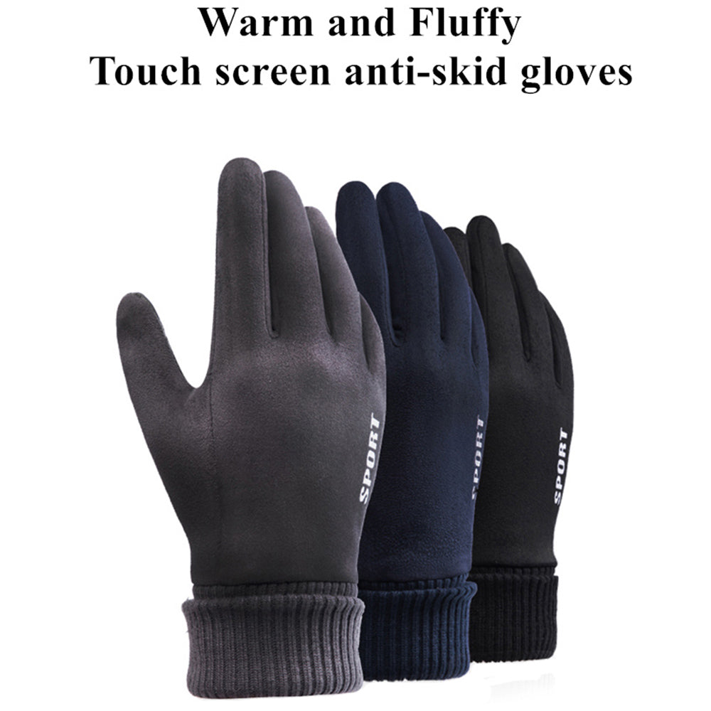 Unisex Techsuit ST0010 Touchscreen Winter Gloves, One Size, Black