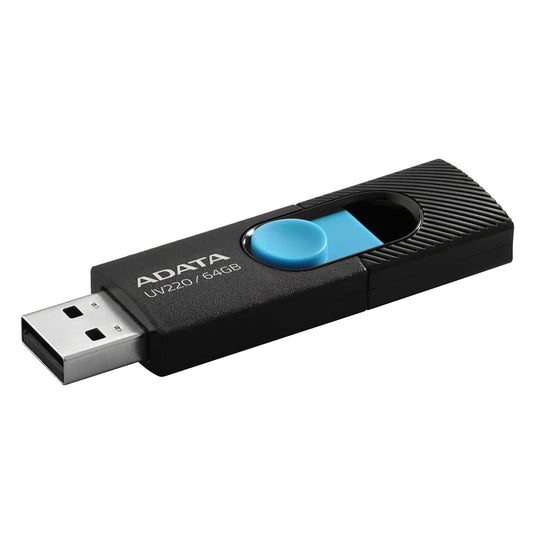 External USB-A Memory Adata UV220, 64Gb AUV220-64G-RBKBL