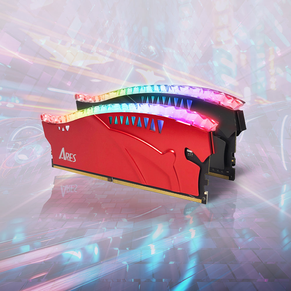 Dato Ares Armor Lite RAM Memory, DDR5, RGB, 16GB, 7200Mhz, Black ARB16G5K72