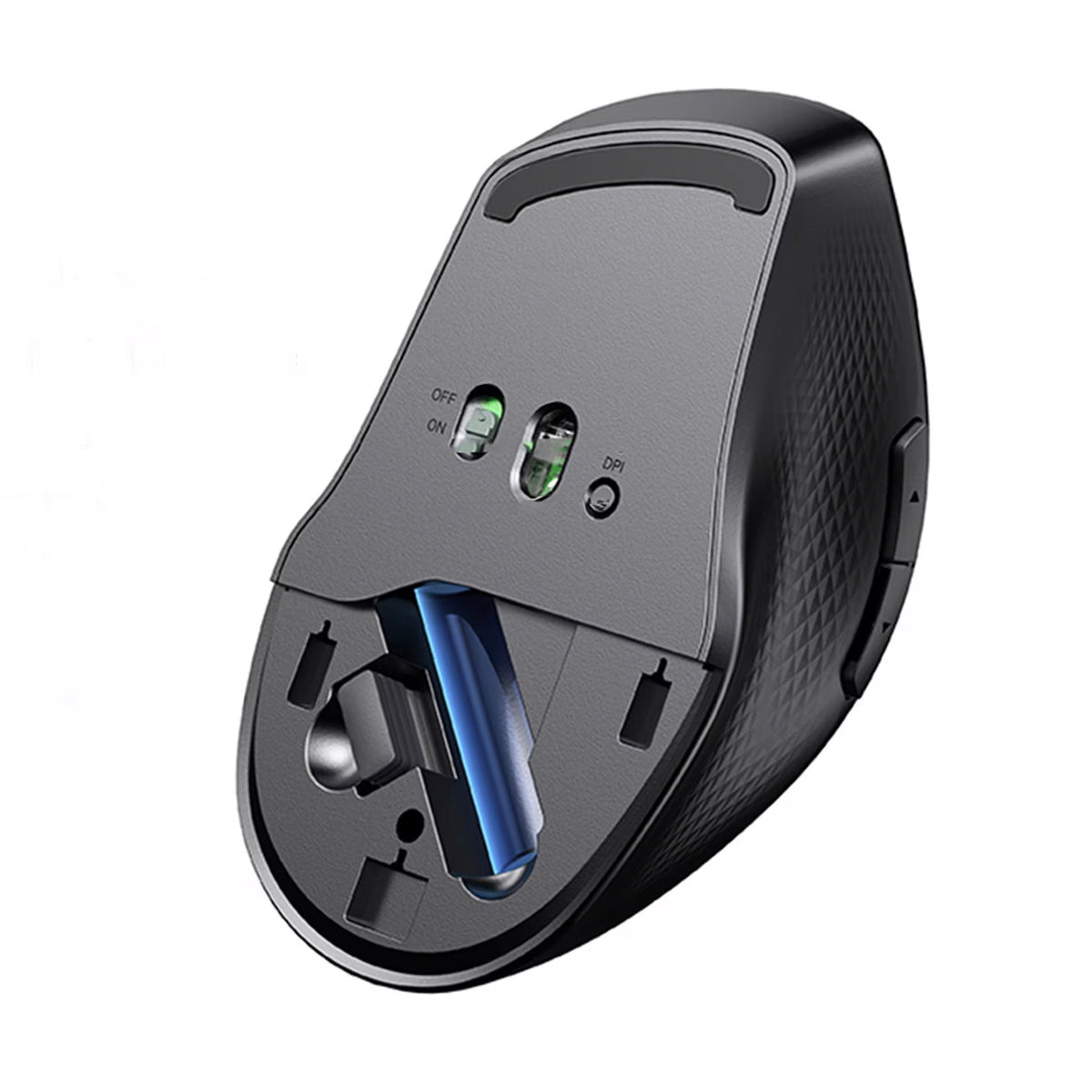 UGREEN MU101 Wireless Mouse, 4000DPI, BT / Wi-Fi, Blue