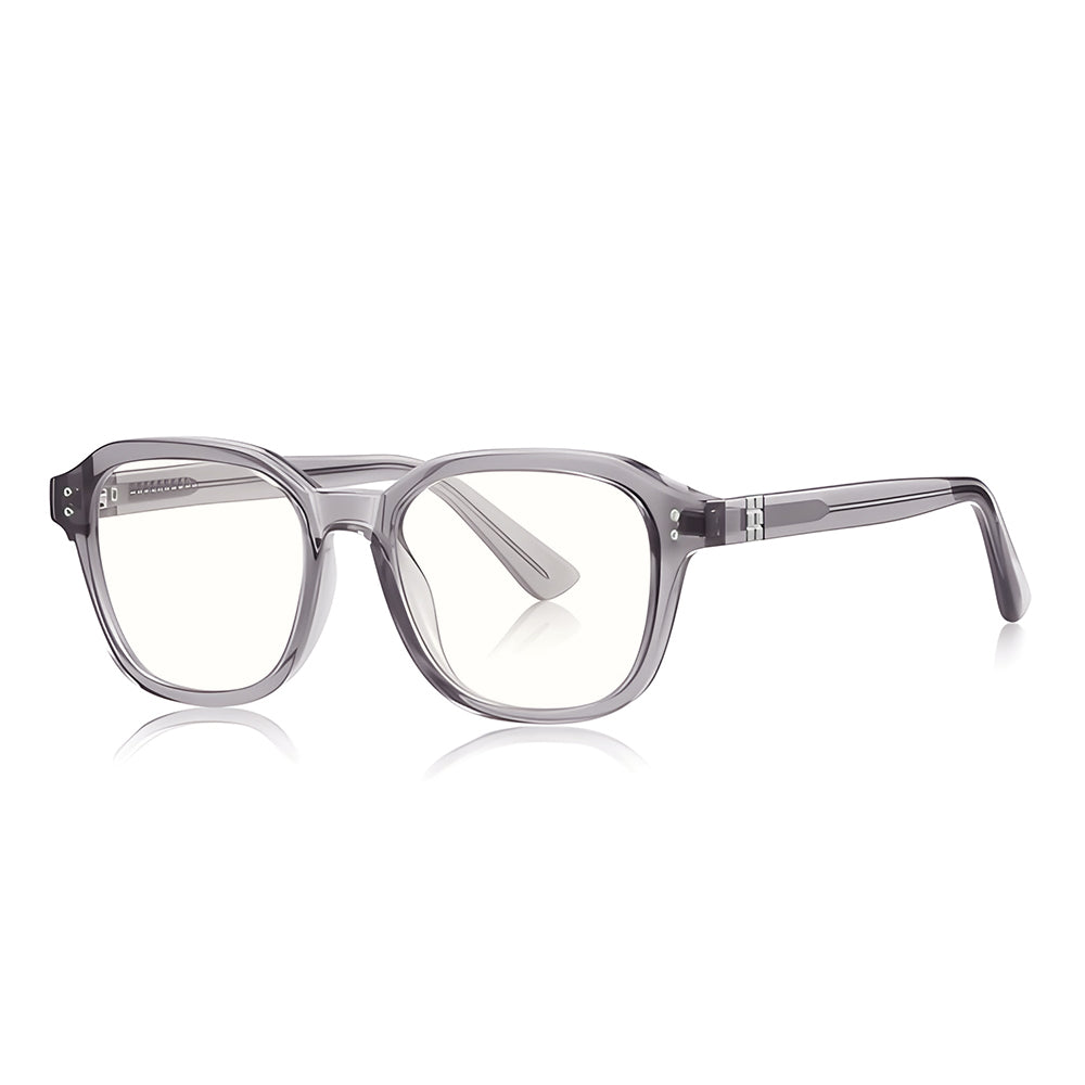 Techsuit 2227 Men's Computer Glasses, Anti-Blue Light, Gray
